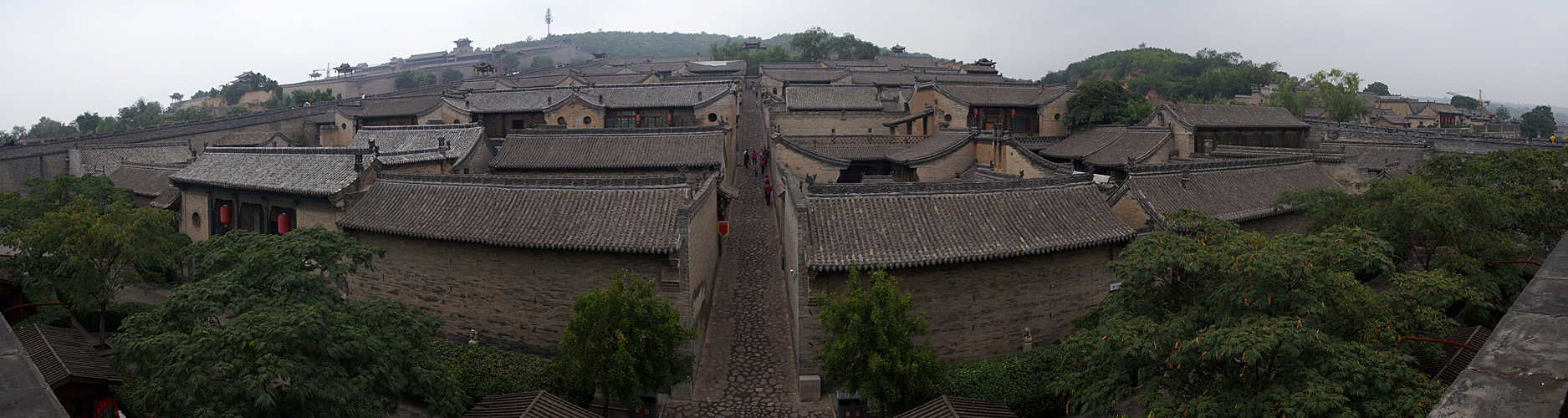 Photo panoramique de la résidence Wang (Pingyao)