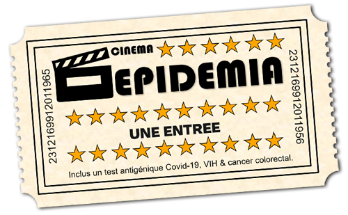 Dessin ticket de cinéma coronavirus !
