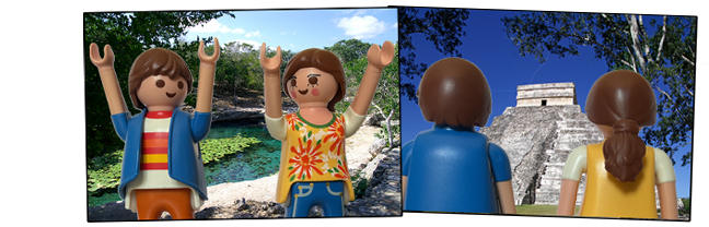 Selfies influenceurs au Yucatan