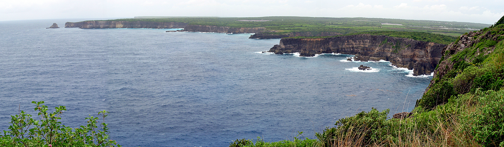 Photo panoramique prise depuis la Pointe de la Grande Vigie