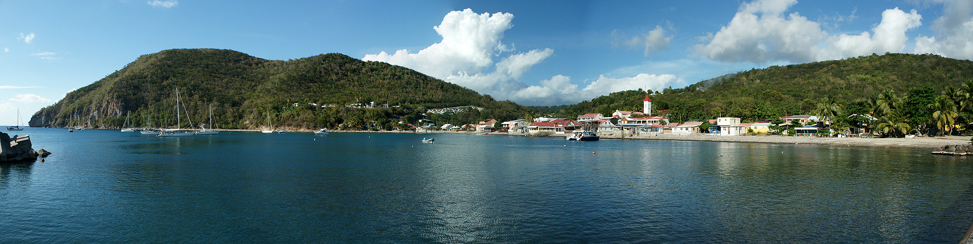 Photo panoramique de Deshaies