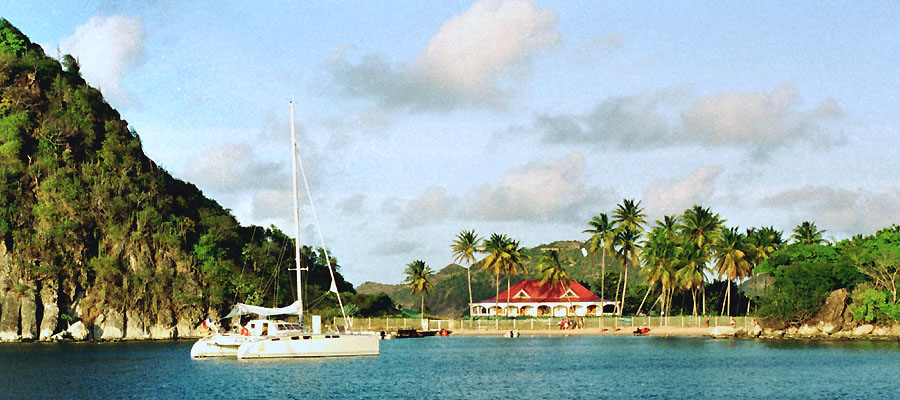 Photo panoramique du pain de sucre aux Saintes