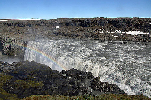 ISLANDE - Dettifoss (rive gauche)