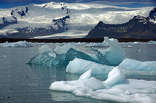 ISLANDE - Lagune glaciaire de Jökulsárlón