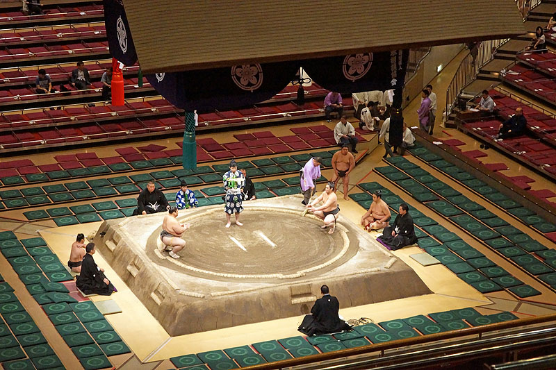 Tōkyō - Stade de sumo [q]Ryōgoku Kokugikan[q]
