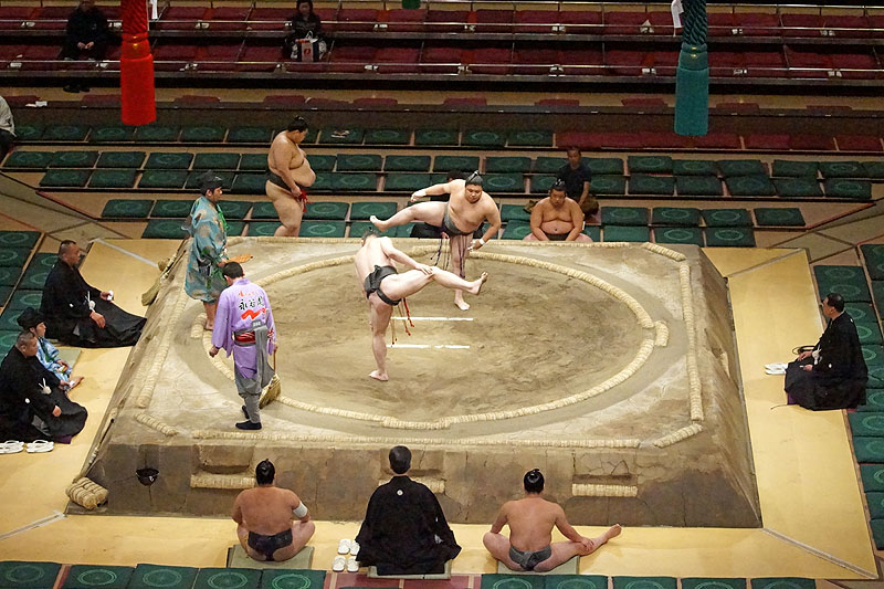Tōkyō - Stade de sumo [q]Ryōgoku Kokugikan[q]