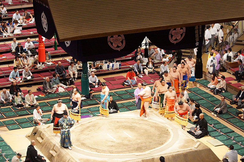Tōkyō - Stade de sumo [q]Ryōgoku Kokugikan[q]