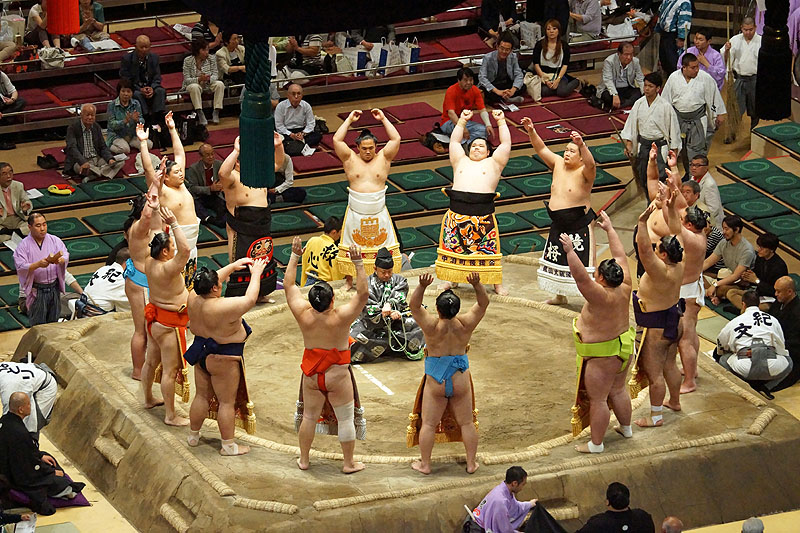 Tōkyō - Stade de sumo [q]Ryōgoku Kokugikan[q]