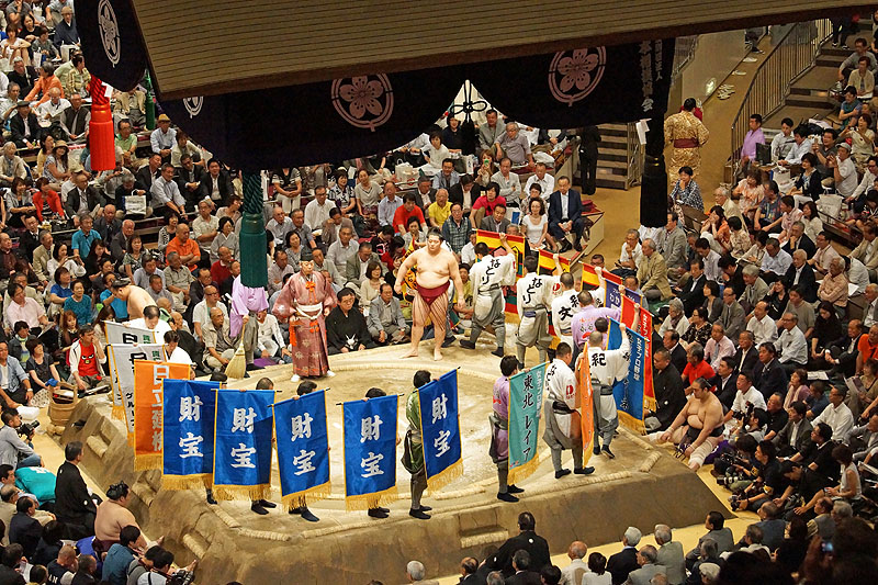 Tōkyō - Stade de sumo [q]Ryōgoku Kokugikan[q]