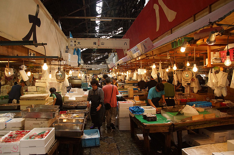 Tōkyō - Marché aux poissons de Tsukiji