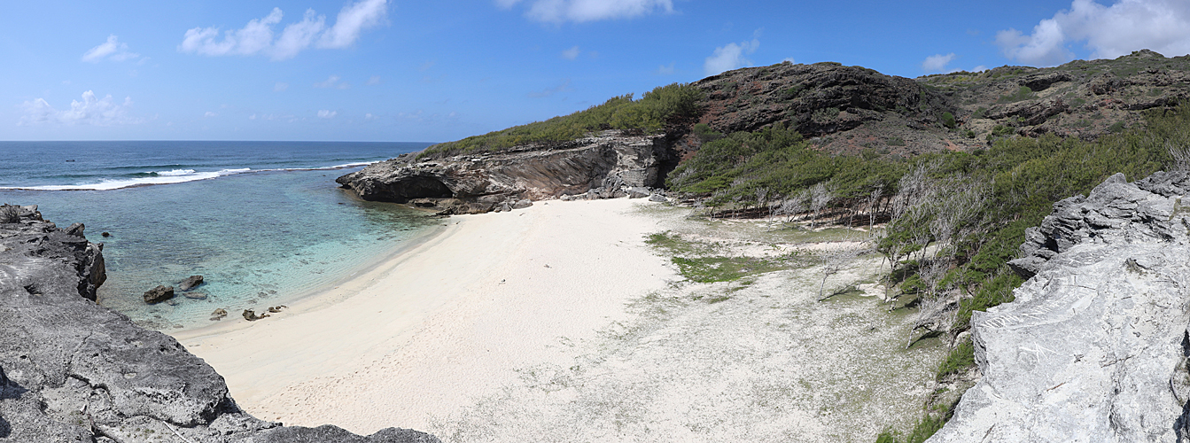 Photo panoramique de lAnse Philibert (Rodrigues)