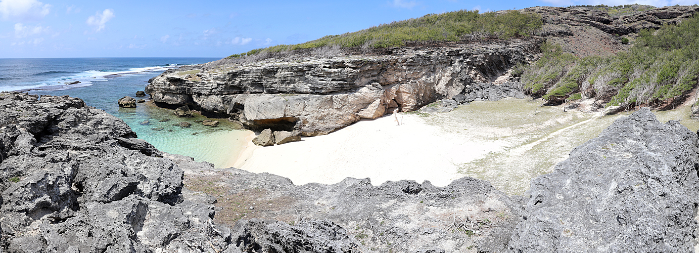 Photo panoramique du Trou dArgent (Rodrigues)