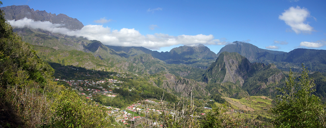 Photo panoramique du cirque de Salazie