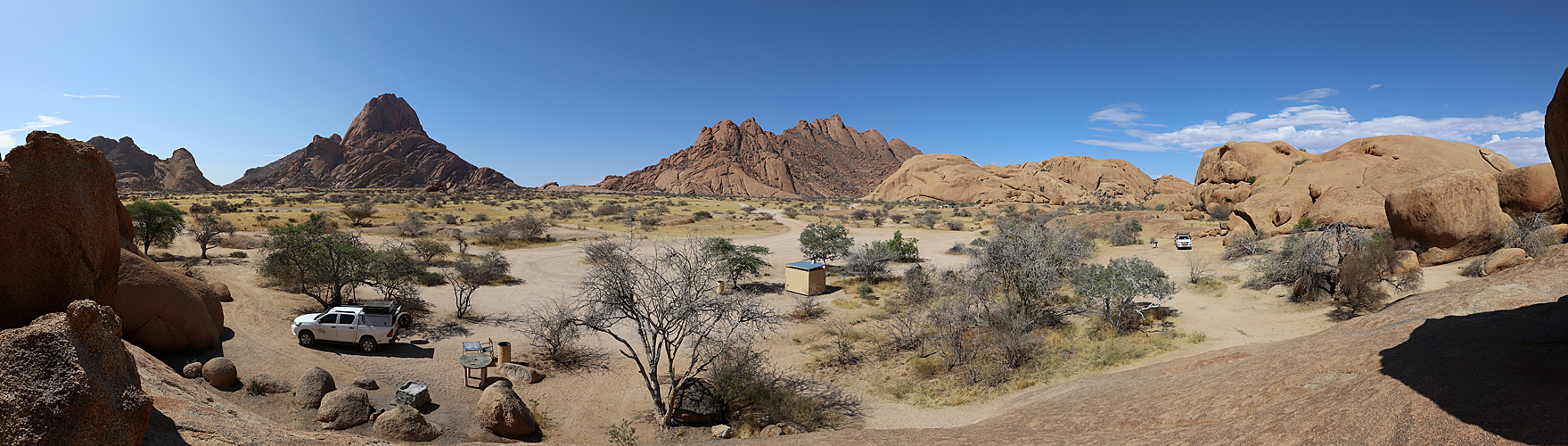 Photo panoramique du Spitzkoppe