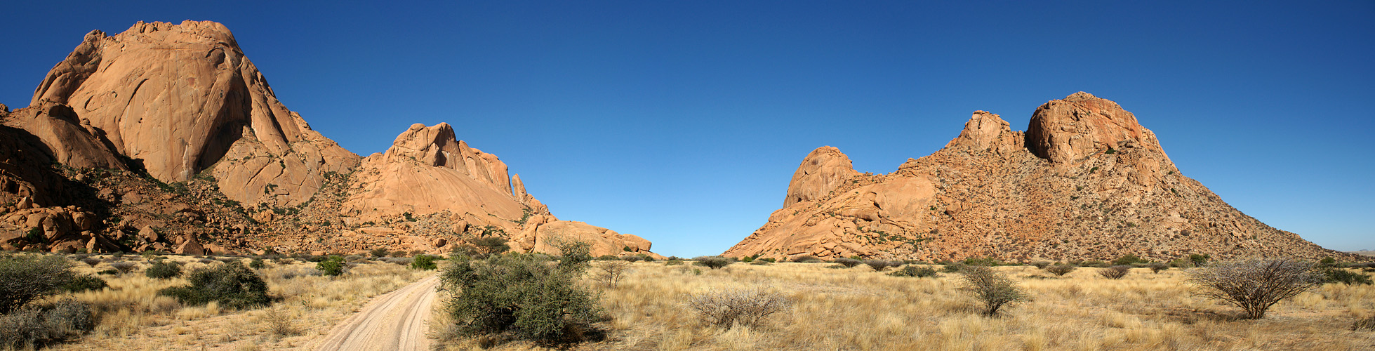 Photo panoramique du Spitzkoppe