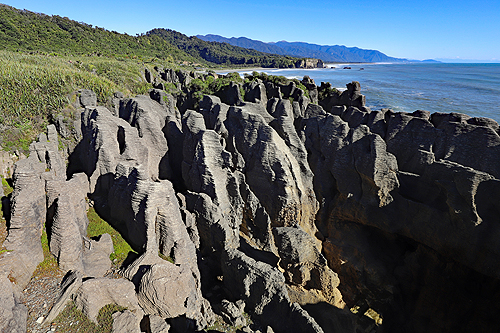 NOUVELLE-ZELANDE - [q]Pancake Rocks[q]
