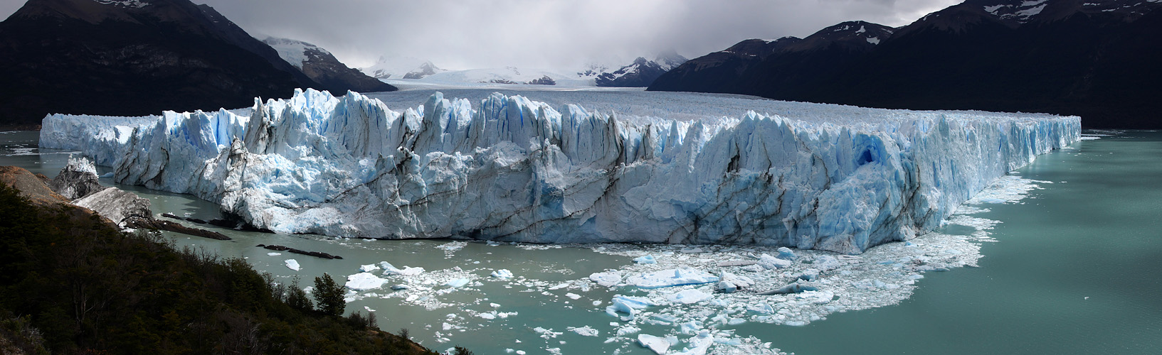 Photo panoramique du glacier [q]Perito Moreno[q]