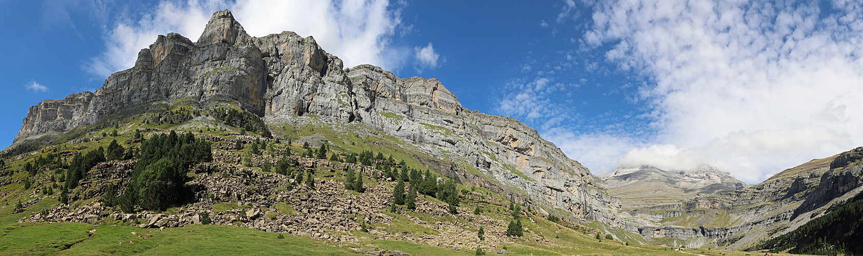 Photo panoramique du cirque de Soaso (Aragon)