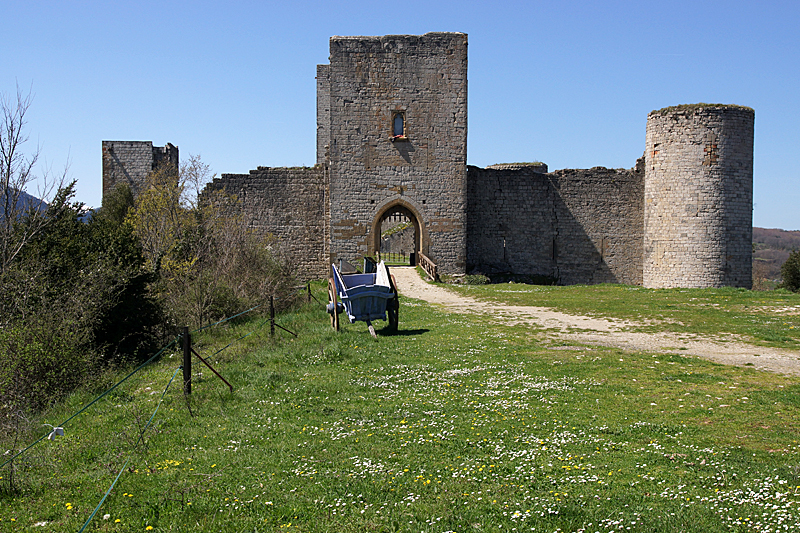 Photo château de Puivert