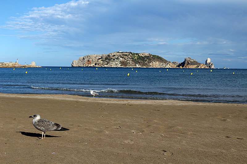 Baix Empordà - La plage de l Estartit et les îles Medes