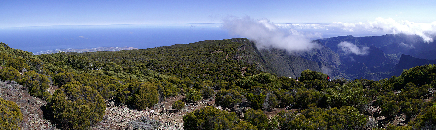 Photo panoramique du Maïdo & du lagon