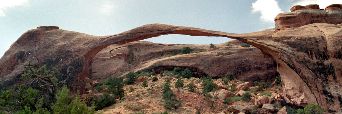 Photo panoramique de Landscape Arch