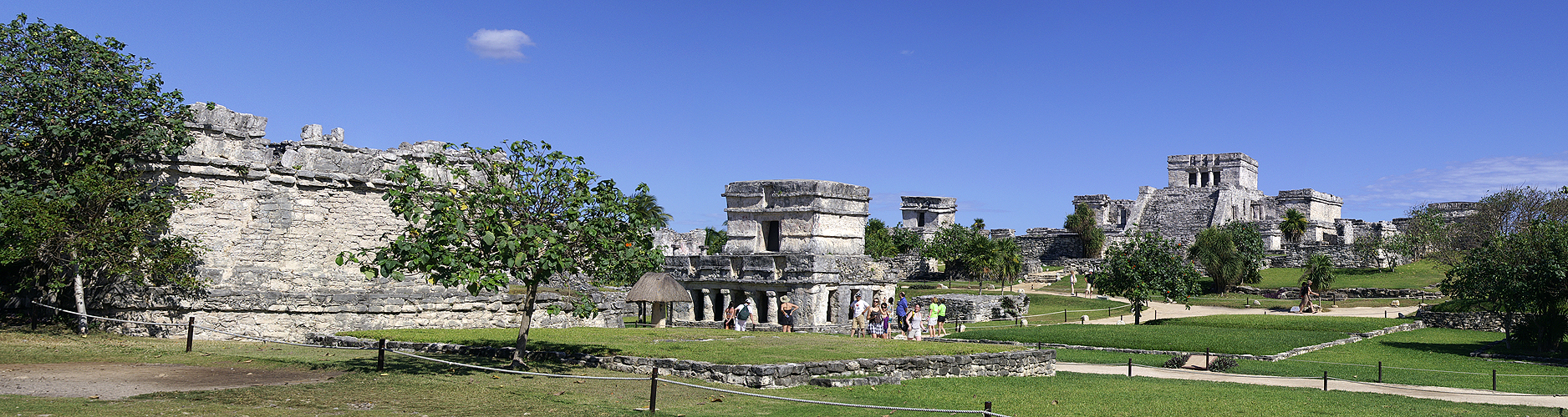 Photo panoramique de Tulum