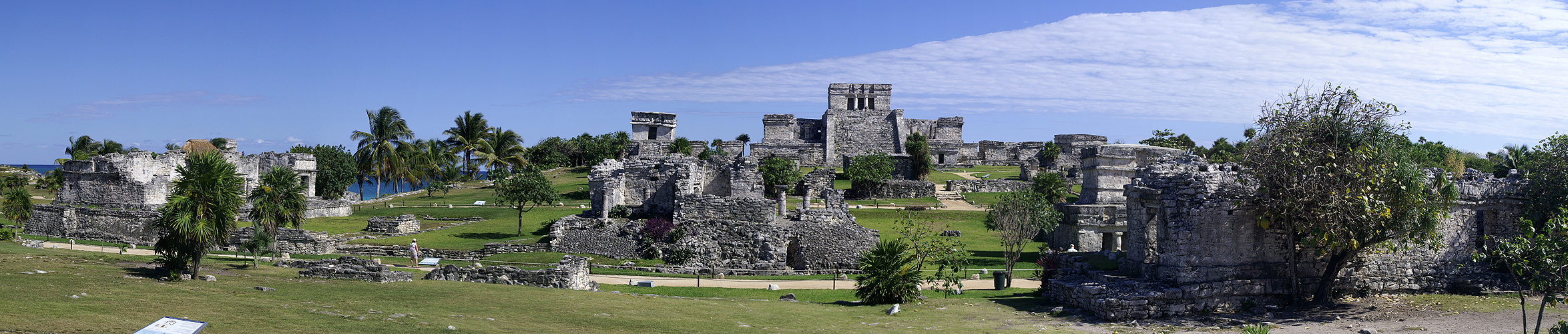 Photo panoramique de Tulum