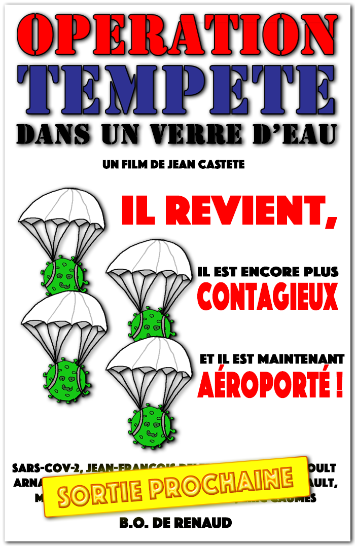 Dessin affiche film Opération Tempête