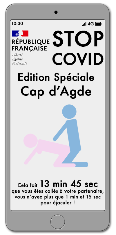 Dessin application Stop Covid-19 Cap d