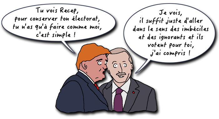 Dessin Trump Erdoğan