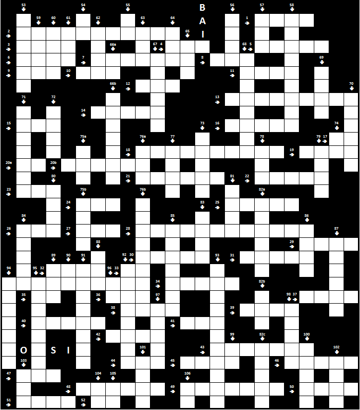 grille de mots croisés