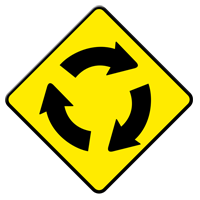 Panneau roundabout !