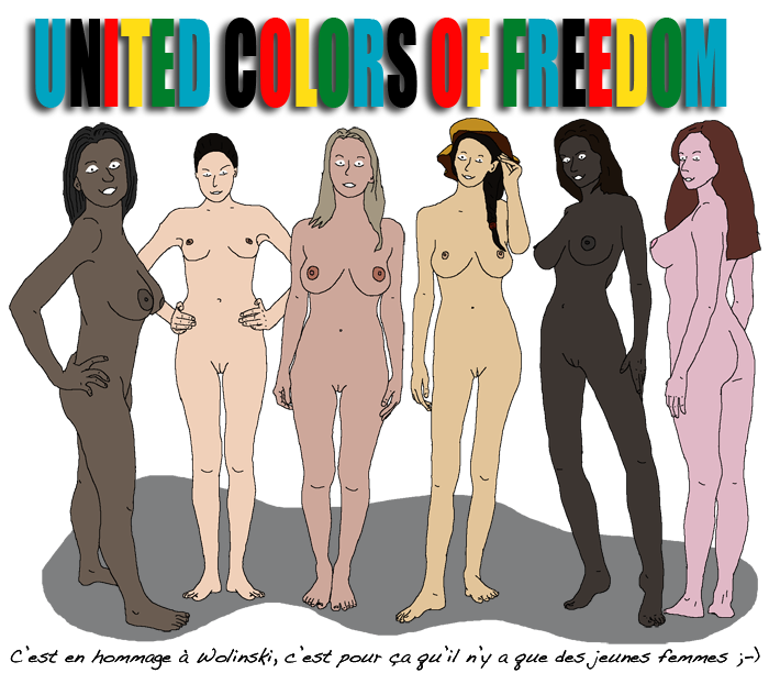 Dessin united colors of freedom