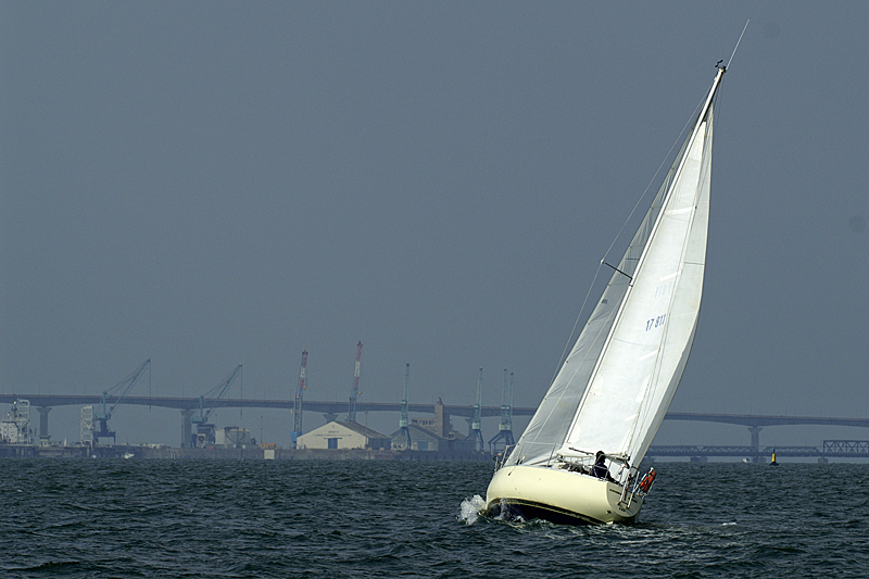 Voile en Ré - Pont de l île de Ré