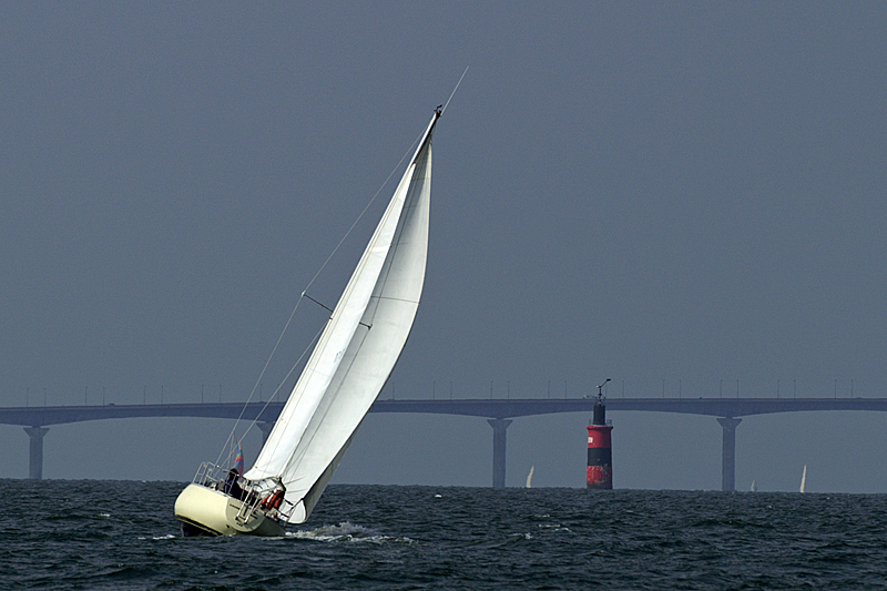 Voile en Ré - Pont de l île de Ré