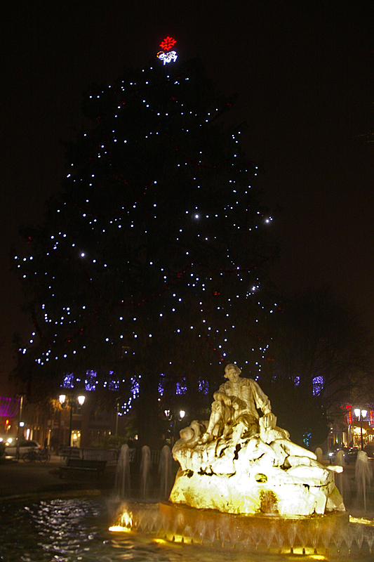 Toulouse de nuit - Place Wilson