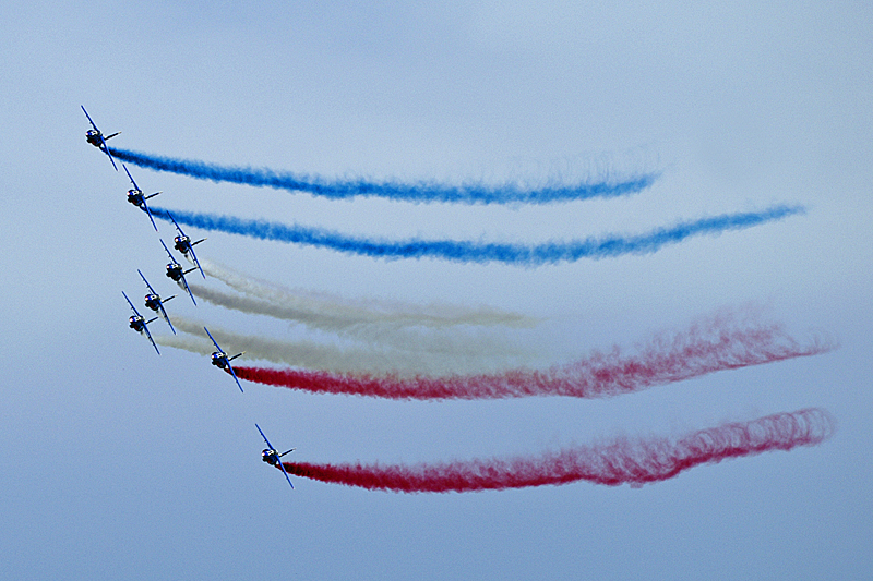 Air Expo - La patrouille de France sur Alphajet