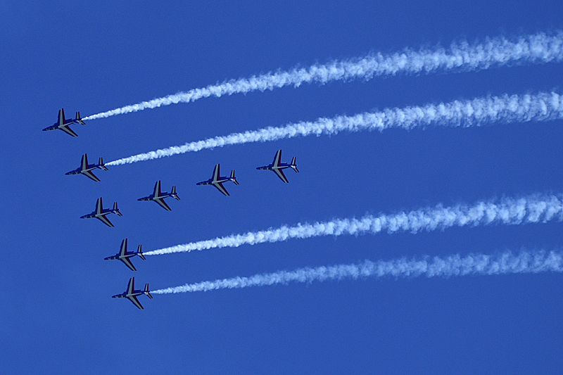 Air Expo - La patrouille de France sur Alphajet