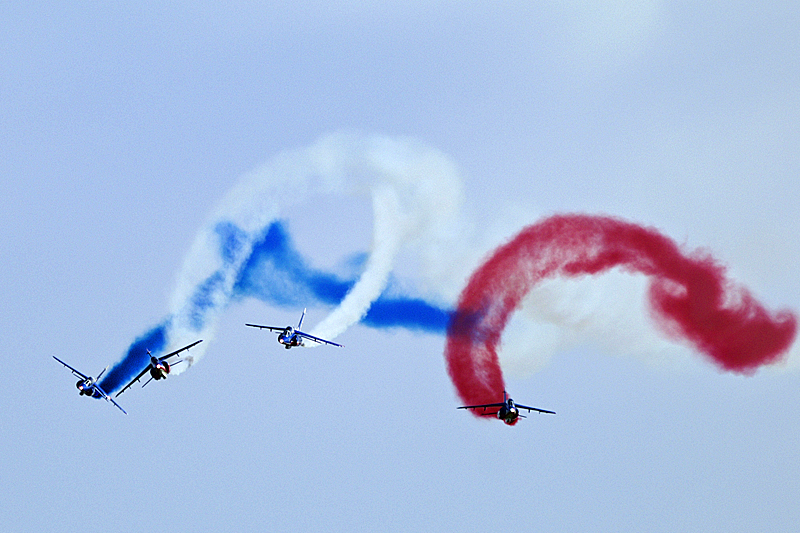 Air Expo - La patrouille de France sur Alphajet