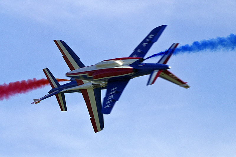 Air Expo - La patrouille de France sur Alphajet