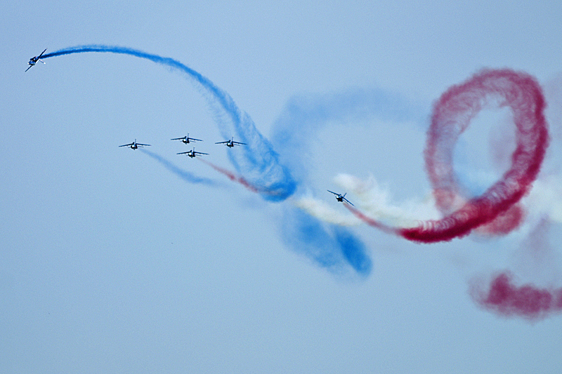 Air Expo - La patrouille de France sur Alphajet