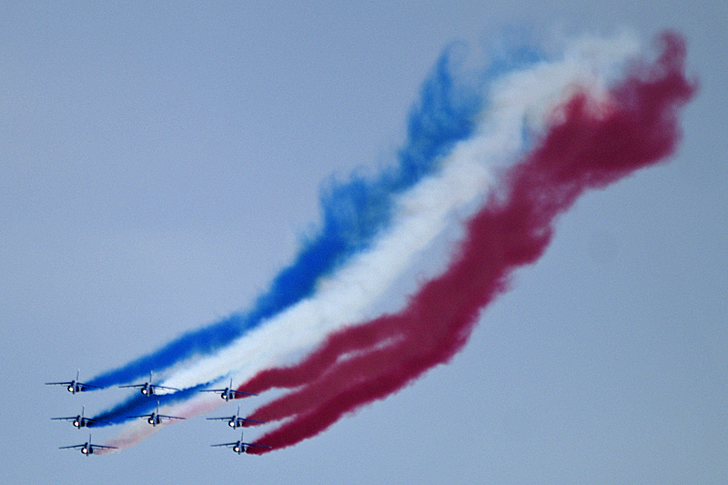 Air Expo - La patrouille de France sur Alphajet