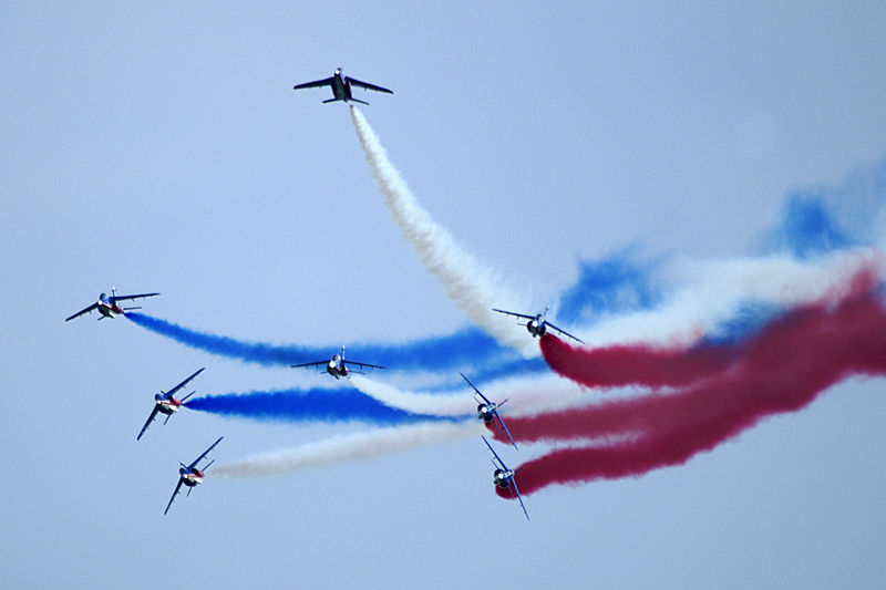 Air Expo - La patrouille de France sur Alphajet