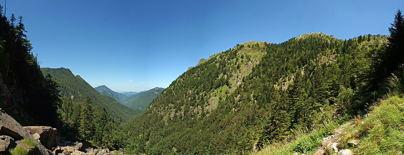 Cascade d Ars - Vallée depuis la cascade d Ars