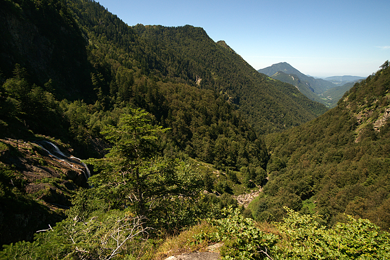 Cascade d Ars - Vallée depuis la cascade d Ars