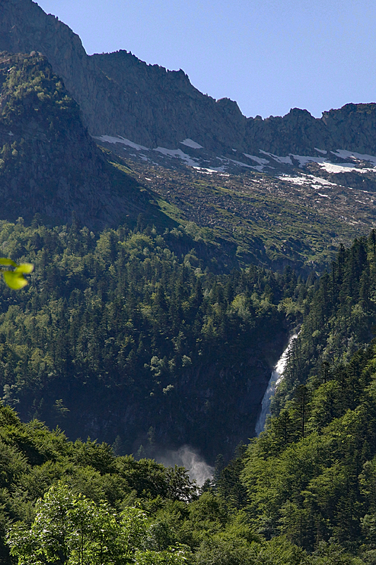 Cascade d Ars - Cascade d Ars depuis la vallée