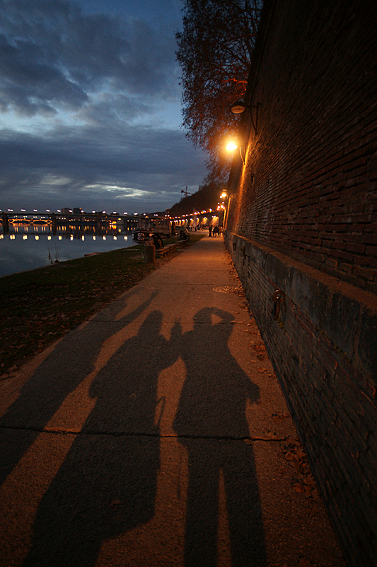 Crépuscule ! - Les quais de la Daurade et les photographes...