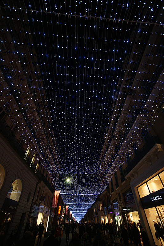 Crépuscule ! - Les éclairage de Noël de la rue d Alsace-Lorraine