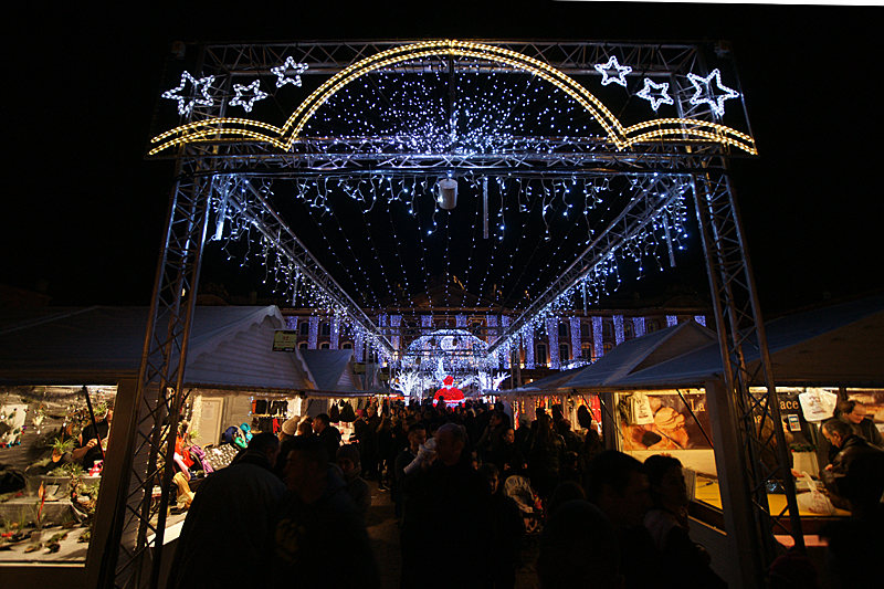 Crépuscule ! - Marché de Noël sur la place du Capitole